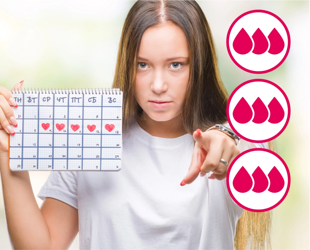 Сильные и обильные выделения (гиперменорея)